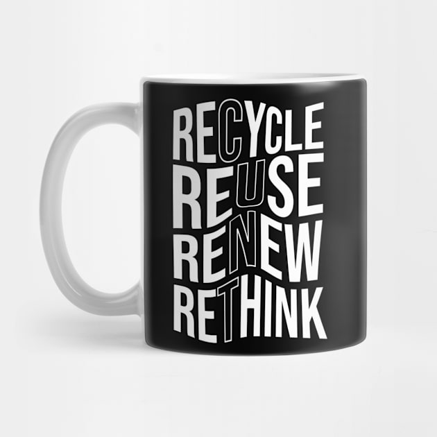 Recycle Reuse Renew Rethink Crisis Environmental Activism by A Comic Wizard